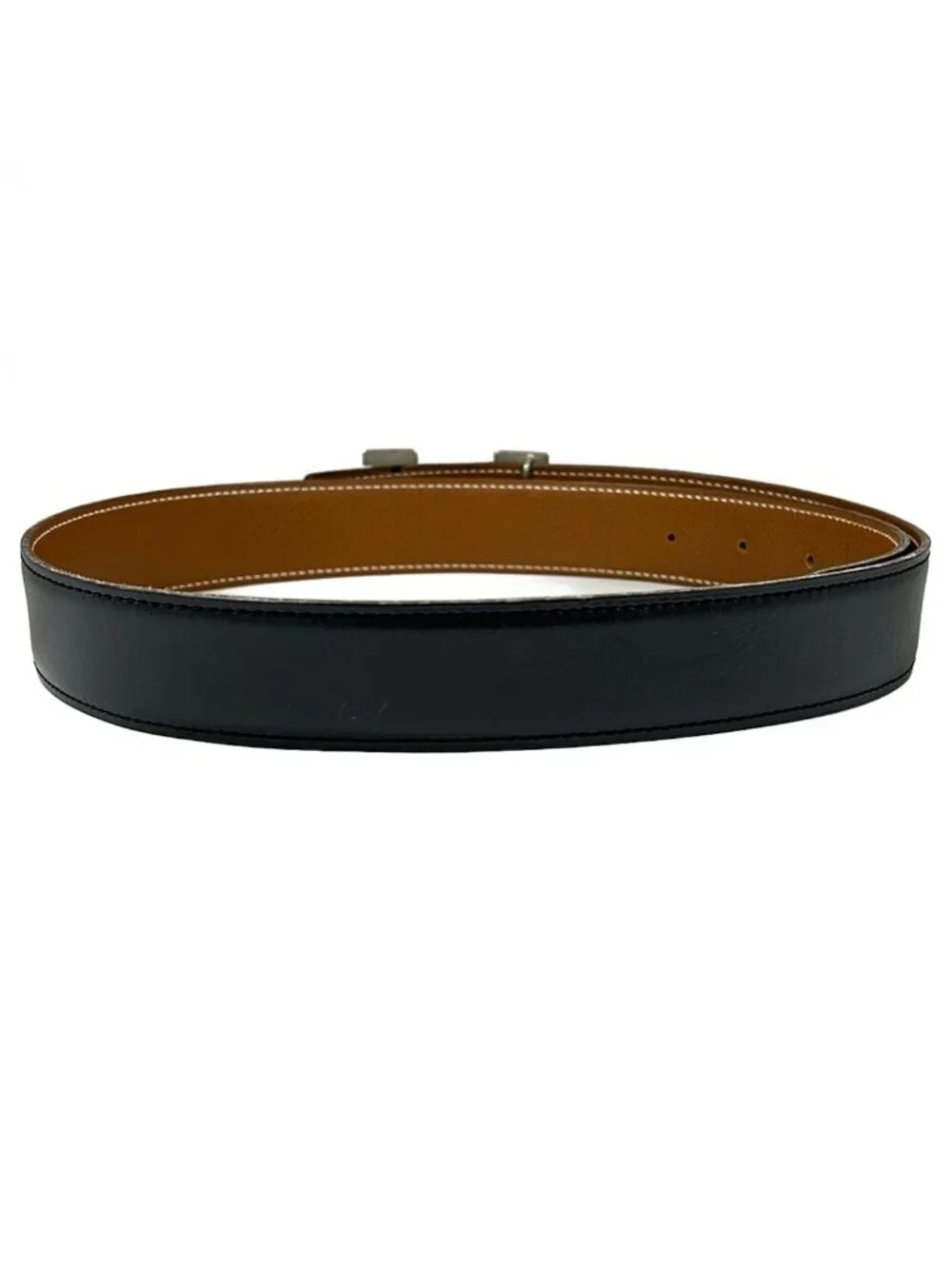 Hermes Belt 80 H Mini Constance Black Gold